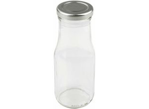 4044935015568 - Milchflasche 250 ml hochwertige Smoothie-Flasche mit Deckel luftdichte Saftflasche Flasche zum Selbstbefüllen Vorratsglas mit Schraubverschluss