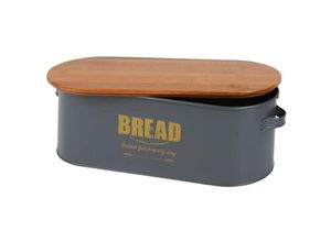 4250407362812 - Buri - Brotkasten Bread Brotkorb Brotbehälter Brotkiste Aufbewahrungsbox 46x16x18cm