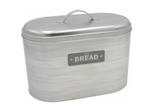 4251699814836 - Buri - Metall Brotdose Bread mit Griff Brotkasten Brotbox Brotbehälter