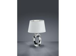 8055303617952 - Iperbriko - Moderne Tischlampe Silber Keramik Taba H33 cm Trio Lighting