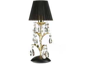 8030626534179 - Onli Lighting - Onli karen Tischlampe mit rundem konischem Schirm Gold Schwarz 8030626534179 - Onli Lighting - Onli karen Tischlampe mit rundem konischem Schirm Gold Schwarz