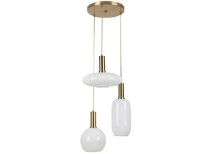 5998250352251 - 5225 Hängeleuchte Sinopia gold Opalglass E27 3x max 40W L130cm Ø40cm dimmbar - Rabalux