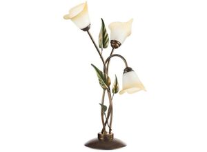 8030626515475 - Onli Lighting - Onli miranda Glastischlampe Antikgold Glasschirme 8030626515475 - Onli Lighting - Onli miranda Glastischlampe Antikgold Glasschirme