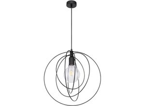 4059157241886 - Decken Hänge Leuchte Wohn Ess Zimmer Beleuchtung Pendel Lampe Ringe beweglich