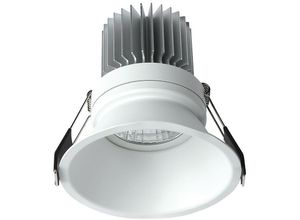 8435153900747 - Inspired Lighting - Inspired Mantra Formentera Einbau-Downlight 108 cm rund 12 w cob-led 4000 k 1080 lm mattweiß inklusive Treiber 3 Jahre