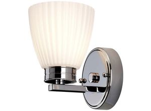 Image of Wandlampe Badezimmerleuchte Lampe led Spiegelleuchte Glas IP44 Flurlampe chrom