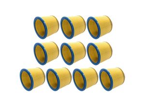 4251970397850 - Trade-shop - 10x Rund-Filter Patrone Ersatz für Mauk nts Nass- Trockensauger 20l 1200W 30l 1200W nts 20 Praktiker PJ1000 PJ1100 PJ4000 PJ4500 PJ500