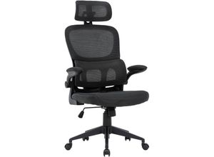 4250931576891 - Trisens - Flexibler Bürostuhl in moderner Mesh-Optik ergonomischer Schreibtischstuhl mit Nacken- und Lordosenstütze Gamingstuhl mit atmungsaktiver