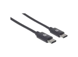 0766623354868 - Unbekannt - Manhattan USB-Kabel usb 20 usb-c® Stecker 050 m Schwarz 354868