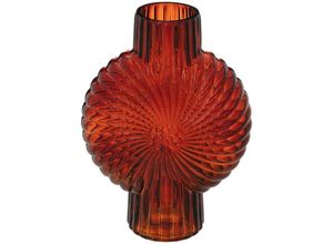 3560232686573 - Atmosphera - Vase Coquillage Glas - Rubinrot - H25 cm créateur dintérieur