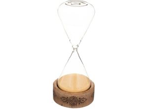 3560231557454 - Atmosphera - Sanduhr Tropiques - Holz H22 cm Transparent