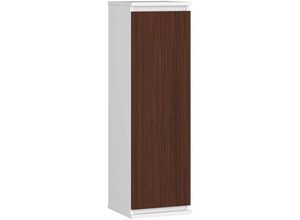 5907504389950 - Abamihome - Schaufenster Schrank an der Wand hängen 30 cm Matte System ohne weißes Griff   Wenge 3 Regale 1 Türen1