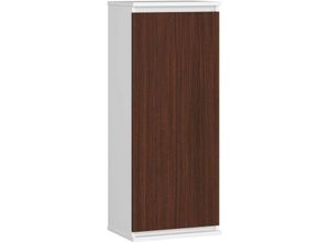 5907512210062 - Abamihome - Schaufenster Schrank an der Wand hängen 40 cm Matte System ohne weißes Griff   Wenge 3 Regale 1 Türen1