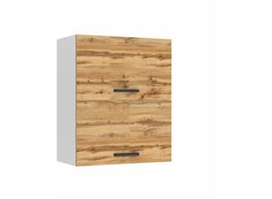 5904316249014 - Hängeschrank Küche Küchenschränke SGP2 Breite 60 cm Oberschrank mit 2 Türen Küchenhängeschränke Wandschrank Hängend Wotan-Eiche - Belini