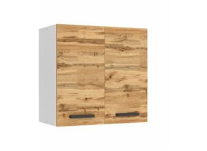 5904316249236 - Hängeschrank Küche Küchenschränke SG2 Breite 60 cm Oberschrank mit 2 Türen Küchenhängeschränke Wandschrank Hängend Wotan-Eiche - Belini