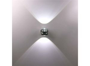 Image of 6 w Wandleuchte, Innenwandleuchte, quadratische LED-Wandleuchte, Schlafzimmer-Arbeitszimmer-Korridor-Wohnzimmer-Wandleuchte, Kaltweiß - Lycxames
