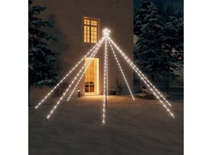 6090177603450 - Longziming - Weihnachtsbaum-Lichterkette für Innen und Außenbereich 576 LEDs Kaltweiß