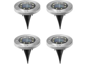 4034127703908 - HI - haushalt international Solarbodenleuchte led 12 H14cm 4er-Set