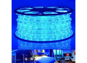 9475631409897 - Vingo - led Lichtschlauch für Aussen Innen Lichterschlauch Lichterkette Lichtband Partylicht Dekobeleuchtung Weihnachtsbeleuchtung Blau 30M - Blau