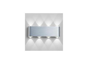 Image of LED-Wandleuchte, 8 w, moderne Aluminium-LED-Wandleuchte, Innenwandbeleuchtung, Wandleuchte für Küche, Treppen, Schlafzimmer, Flur, Wohnzimmer,