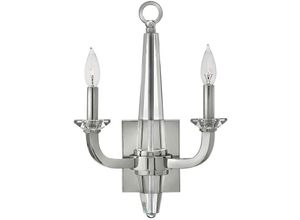 5024005594017 - Elstead - Lighting QN-ASCHER2 quintiesse Wandleuchte Ascher E14 60W Stahl Nickel poliert  L127cm H45cm B305cm dimmbar