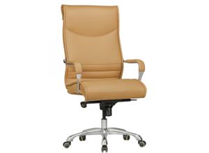 4250950279407 - XXL Chefsessel SPM1405 Kunstleder braun Gestell silber