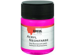 4000798113582 - Acryl Neonfarbe neonpink 50 ml Verzierfarbe - Kreul