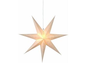 7391482231208 - Best Season - Weihnachtsstern Sensy von Star Trading 3D Papierstern Weihnachten in Weiß Dekostern zum Aufhängen mit Kabel E14 Fassung ø 70 cm