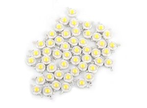 7906815760784 - Sjlerst - Eosnow 50 Stück smd 1W LED-Lampenperlen Birnenchip für Flutlichtstrahler energiesparend warmwei