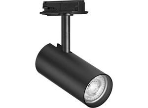Image of Tracklight Schienensystem-Leuchtenkopf, schwarz, mit GU10-Sockel, kann mit einfacher oder smarter Lampe bestückt werden, smart, WiFi, loftartiges