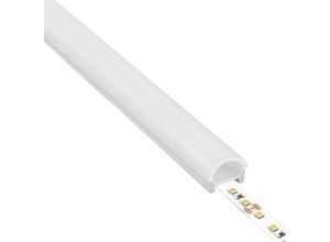 8445044115464 - Ledkia - Halbrunder Silikoneinbauschlauch Flex für led Streifen bis 10-15mm 10 m