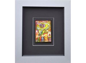 4260286494429 - Kunstdruck HUNDERTWASSER (BH 43x3850 cm) BH 43x3850 cm bunt Bild Gemälde Wandbild