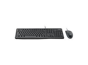 5099206020672 - MK120 USB Tastatur Maus-Set Spritzwassergeschützt US-International QWERTY Schwarz 5099206020672 - MK120 USB Tastatur Maus-Set Spritzwassergeschützt US-International QWERTY Schwarz