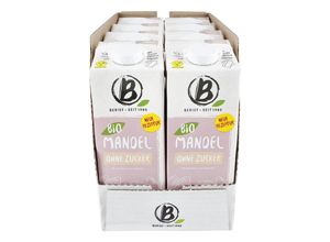 4004790135863 - Bio Mandel Drink ohne Zucker 1 Liter 8er Pack