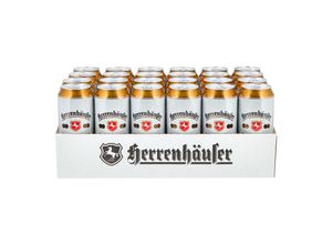 4002974311836 - Herrenhaeuser Premium Pilsener 49 % vol 05 Liter Dose 24er Pack