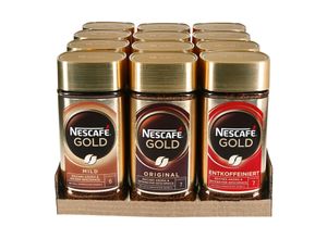 7613036299794 - Nestle Nescafe Gold 200 g verschiedene Sorten 12er Pack