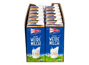 4016241170347 - Hansano haltbare Weidemilch 15% 1 Liter 12er Pack