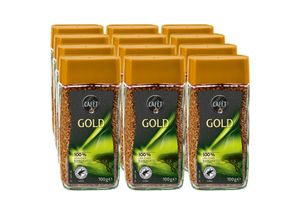 4316268680530 - Cafet Instantkaffee Gold 100 g 12er Pack