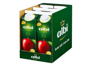 4003240906107 - albi Apfelsaft klar 1 Liter 6er Pack