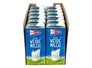 4016241170507 - Hansano haltbare Weidemilch 35% 1 Liter 12er Pack