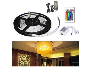 9475631449145 - 1M LED Streifen set  RGB LED Stripe 5050 SMD LED Strip 30 LEDs LED not wasserdicht(IP20) mit 24 Tasten Fernbedienung - RGB