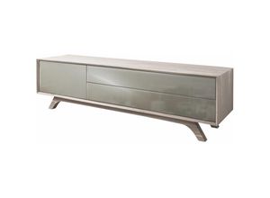 4251213563660 - Massivmoebel24de - TV-Board Akazie 180x45x50 braun-creme lackiert tromso 005 - hellbraun   creme