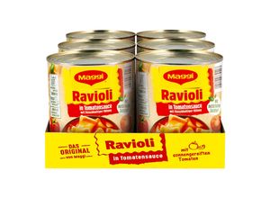 7613036401296 - Fertiggericht Ravioli in Tomatensauce 800g 6St