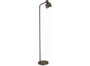 5016087916016 - Endon - Lighting Mayfield - Stehlampe Dark Antique Bronze Effect Plate & Strukturierte Matt Black Paint 1 Light IP20 - E27