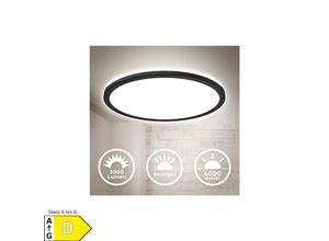 4057722005710 - Bklicht - led Panel Deckenleuchte 22W ultraflach indirekt Deckenlampe Wohnzimmer Ø42cm - 10