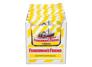 5000357100748 - Fischermans Friend Lemon ohne Zucker 25 g 24er Pack 5000357100748 - Fischermans Friend Lemon ohne Zucker 25 g 24er Pack