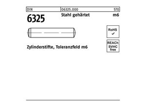 4043952472163 - - Zylinderstift din 6325 8 m6x 36 Stahl gehärtet Toleranz m6 50 Stück