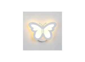 Image of Wandleuchte Schmetterlingsform Wandleuchte Butterfly led Licht Wohnzimmer Korridor Bettwandlampen Wohnkultur Nachthimmel
