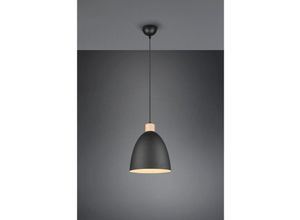 8055303911326 - Iperbriko - Küchenaufhängung Jagger Black Metal Insert Wood Trio Lighting