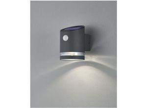 8055303859765 - Iperbriko - Salta Led IP44 Anthrazit Außenlampe mit Trio Lighting Bewegungssensor